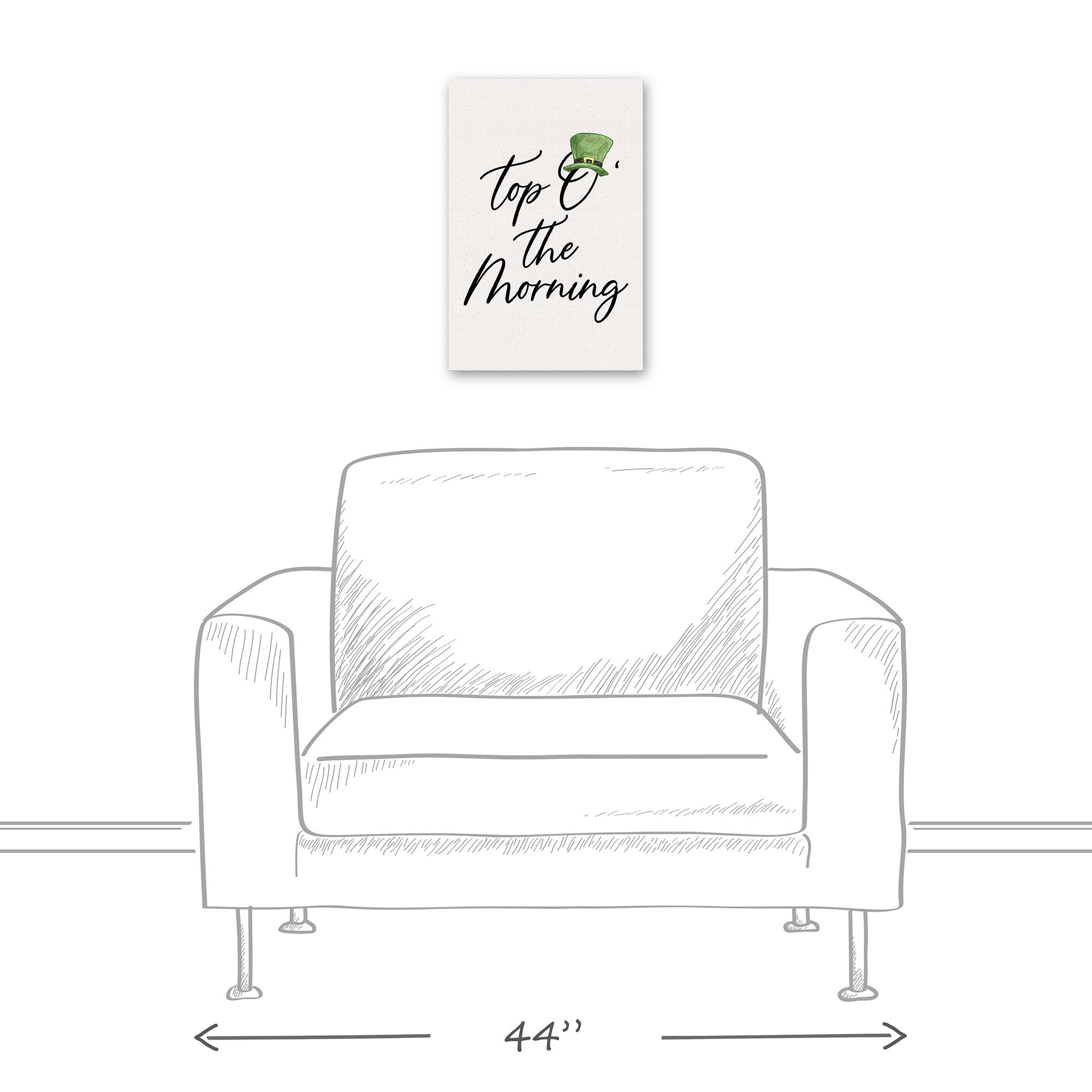 Top O the Morning 12" x 18" Canvas Wall Art